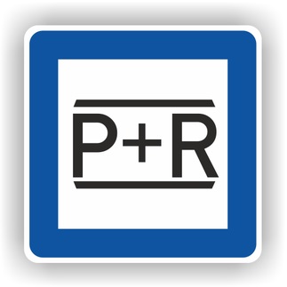 Verkehrszeichen P+R
